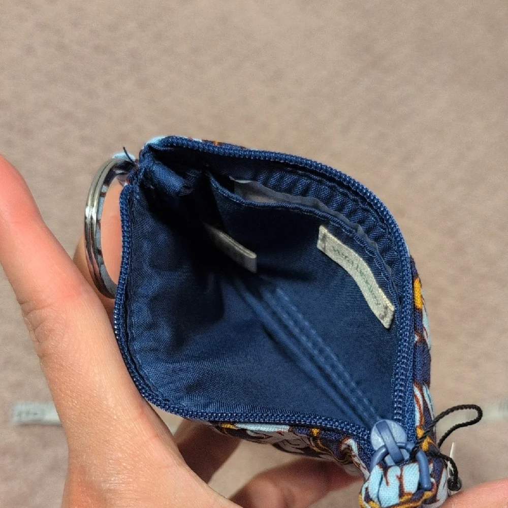 Vera Bradley Blue Floral ID Case Wallet NWT - Picture 4 of 4